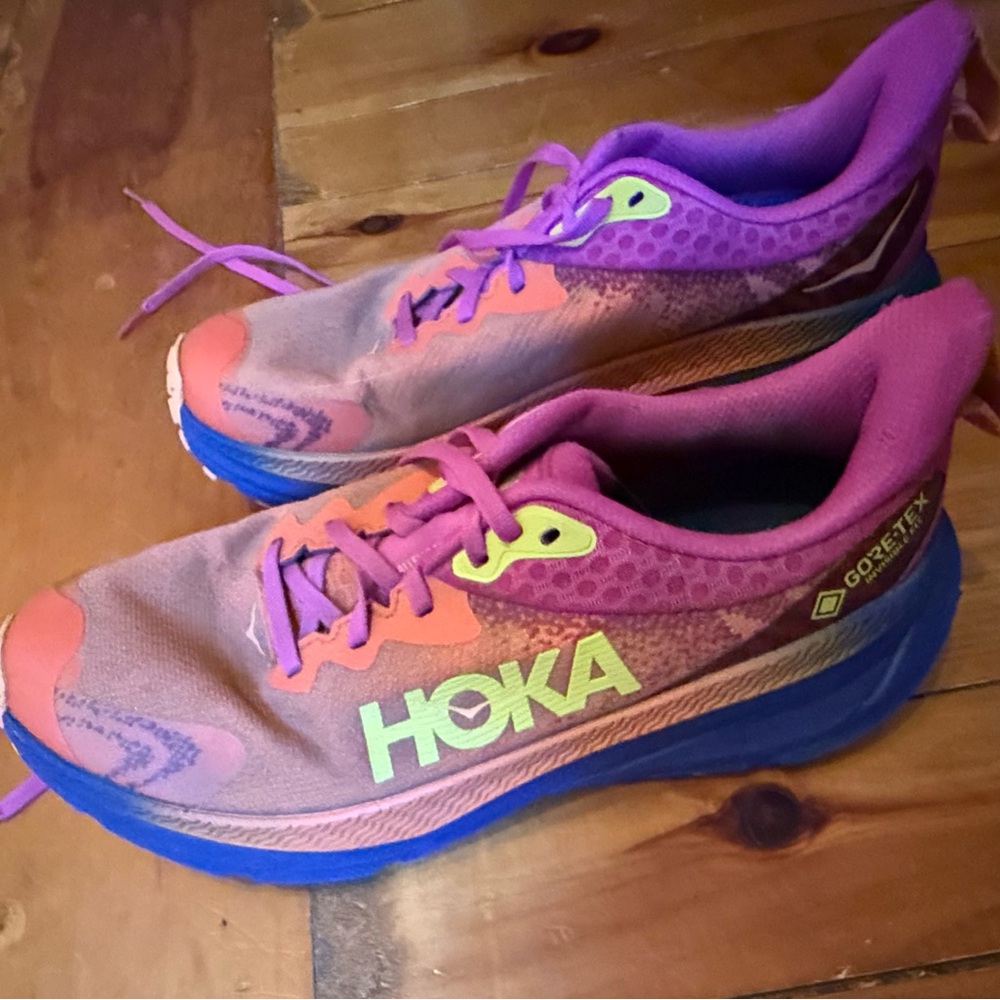 Hoka Women's Athletic Shoes - Pink and Blue